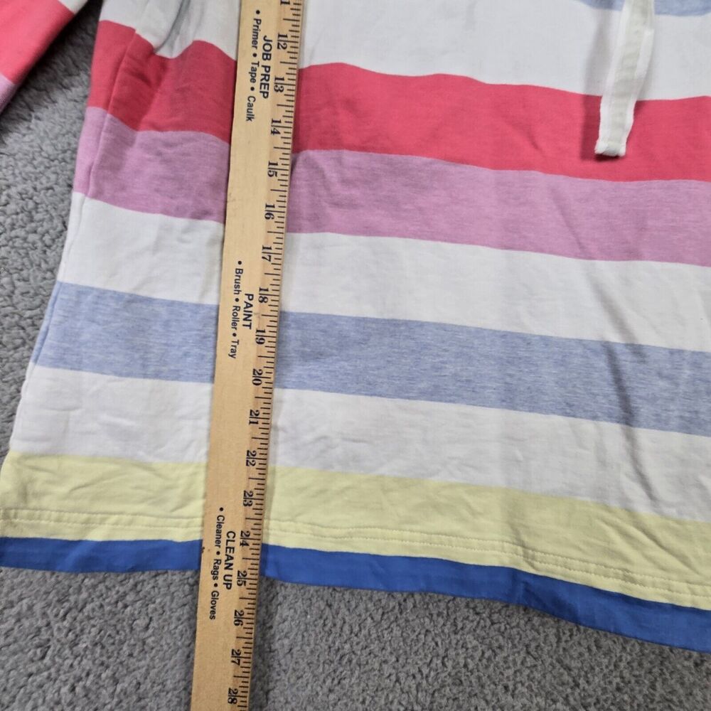 Womens Joules Saunton Funnel Neck Sweater Size 10 White Multi-Color Striped - Picture 7 of 8